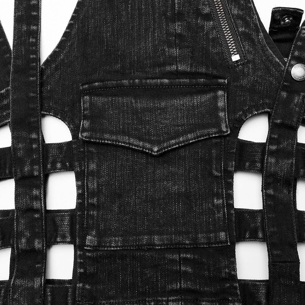 Pauline Denim Shorts/Skirt - PunkRave