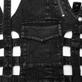 Pauline Denim Shorts/Skirt - PunkRave