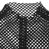 Razzle Dazzle Mesh Tee - Black - PunkRave