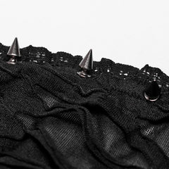 Recorded Butterflies Bandeau Top - Black - PunkRave