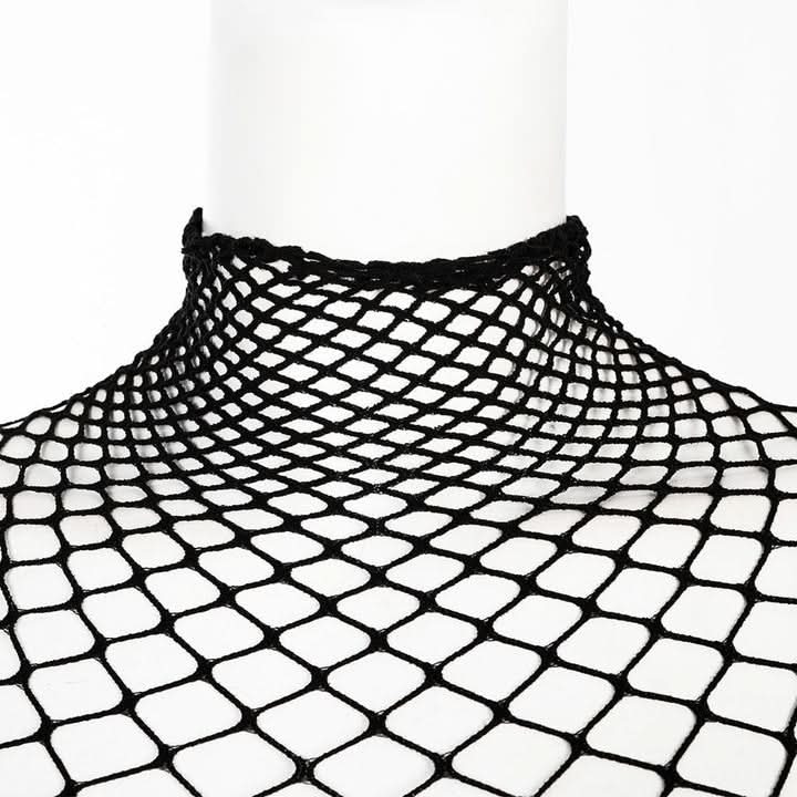 Eternal Vacation Mesh Bodysuit - Black - PunkRave