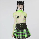 Eternal Vacation Mesh Bodysuit - Green - PunkRave