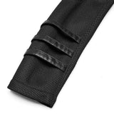 Azazel Gothic Mesh Faux Leather Coat Men's