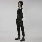 Midnight Mirage Peasant Shirt - White - PunkRave
