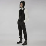 Midnight Mirage Peasant Shirt - White - PunkRave
