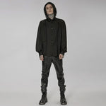 Midnight Mirage Peasant Shirt - Black - PunkRave