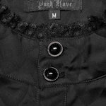 Midnight Mirage Peasant Shirt - Black - PunkRave