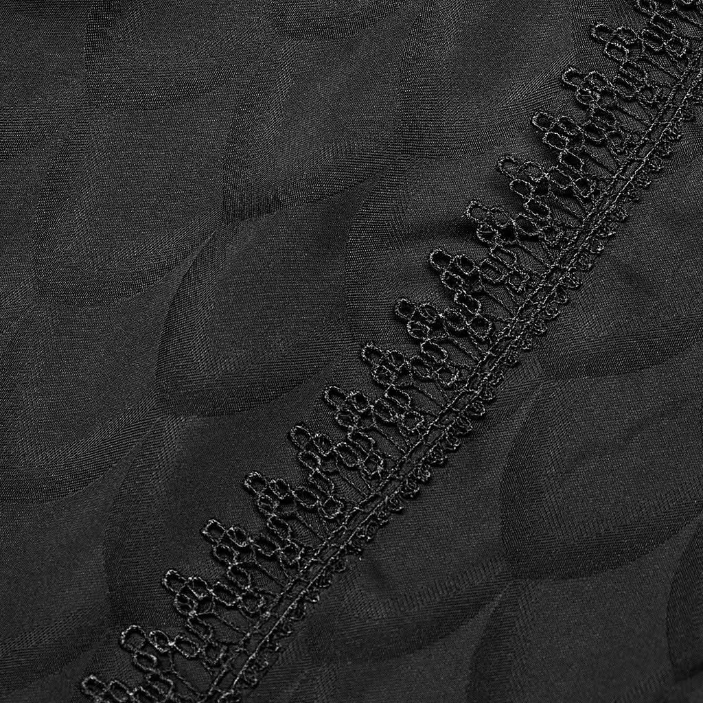 Midnight Mirage Peasant Shirt - Black - PunkRave
