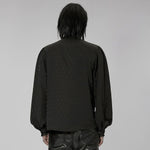 Midnight Mirage Peasant Shirt - Black - PunkRave