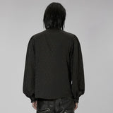 Midnight Mirage Peasant Shirt - Black - PunkRave