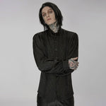 Midnight Mirage Peasant Shirt - Black - PunkRave