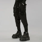 Purge Distressed Pants - Black - PunkRave