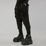 Purge Distressed Pants - Black - PunkRave