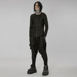 Purge Distressed Pants - Black - PunkRave