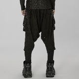 Purge Distressed Pants - Black - PunkRave