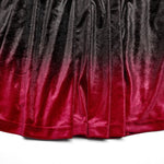 The Knight Gradient Dress - Black Red - PunkRave