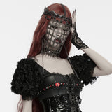 Tell-Tale Women's Gothic Veil with Cross Detail