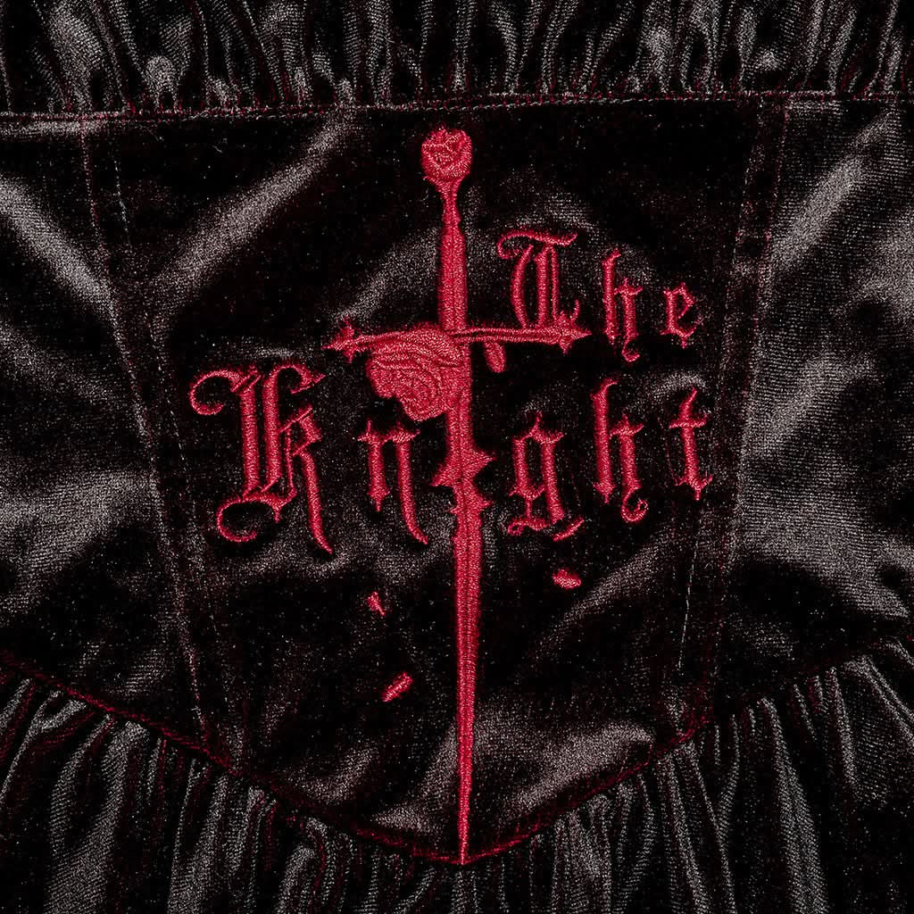 The Knight Gradient Dress - Black Red - PunkRave