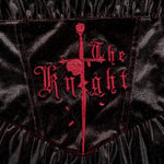The Knight Gradient Dress - Black Red - PunkRave
