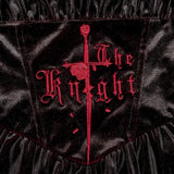 The Knight Gradient Dress - Black Red - PunkRave