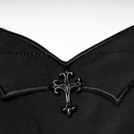 Waning Slip Dress - Black - PunkRave