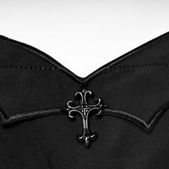 Waning Slip Dress - Black - PunkRave