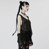 Skull Galore Tank Top - Black - PunkRave