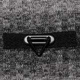 Sludge Grunge Striped Tee - Gray - PunkRave