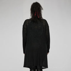 Funeral Embroidered Cardigan - PunkRave