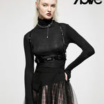 Bite Me Faux Leather Harness - PunkRave