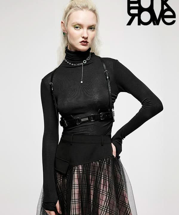 Bite Me Faux Leather Harness - PunkRave
