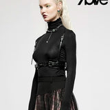 Bite Me Faux Leather Harness - PunkRave