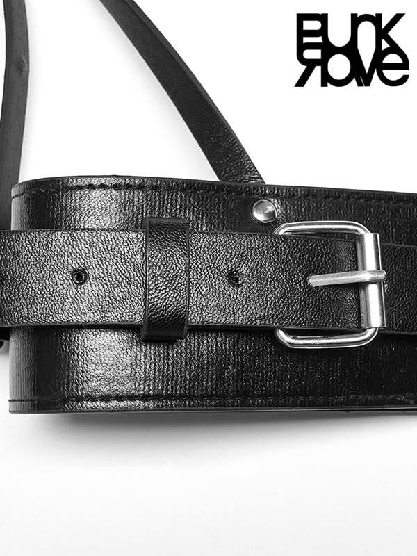 Bite Me Faux Leather Harness - PunkRave