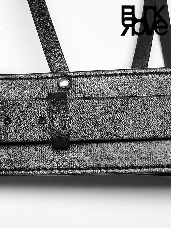 Bite Me Faux Leather Harness - PunkRave