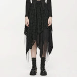 Victorian Victoria Mesh Skirt - PunkRave