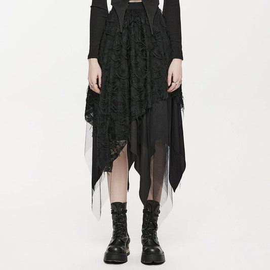 Victorian Victoria Mesh Skirt - PunkRave