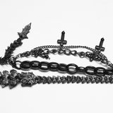 Samhain Women's Gothic Necklace in Black
