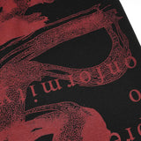 Yokai Printed Skirt - Red and Black - PunkRave