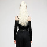 Threnody Cold-Shoulder Bodysuit - PunkRave