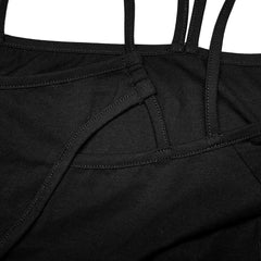 Threnody Cold-Shoulder Bodysuit - PunkRave