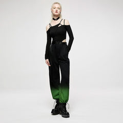 Threnody Cold-Shoulder Bodysuit - PunkRave