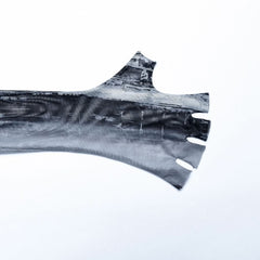Lazarus Printed Turtleneck - Black and White - PunkRave