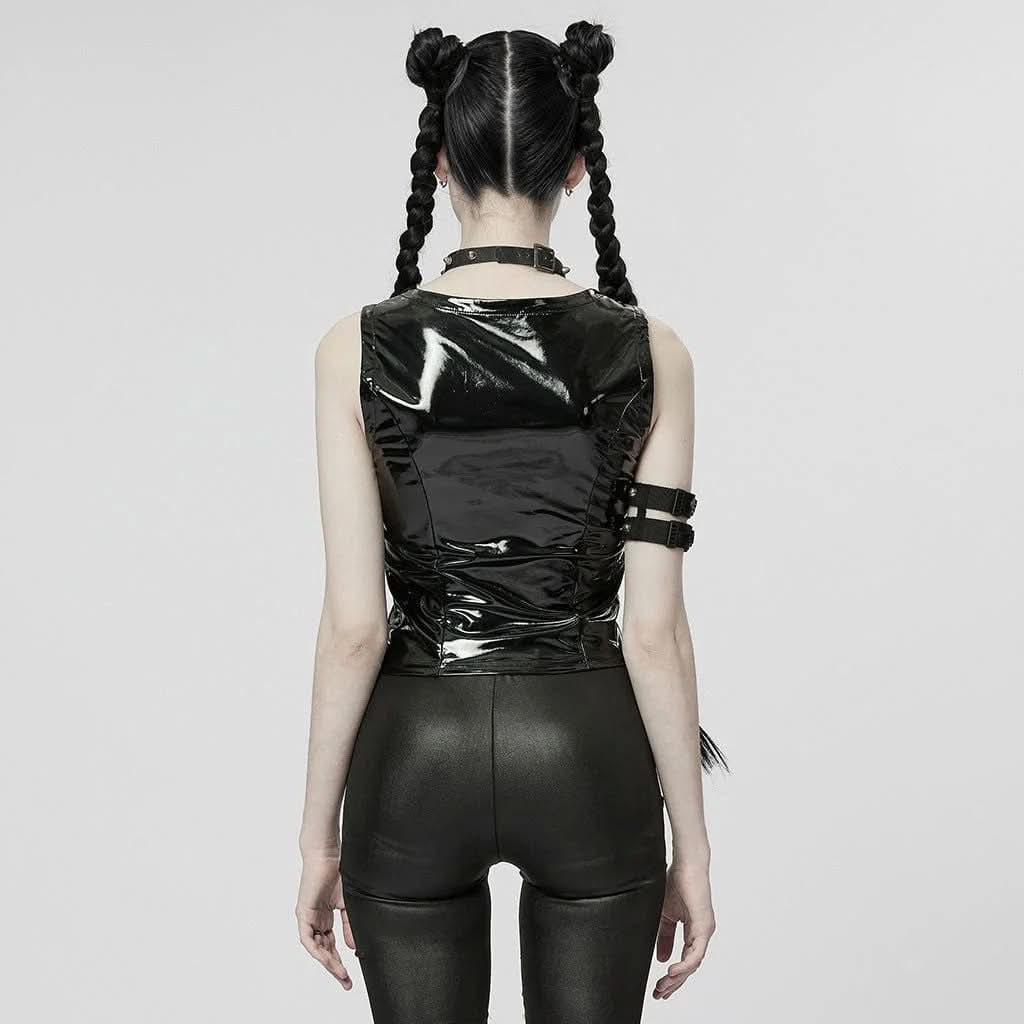 Erratic Affair PU Top - PunkRave