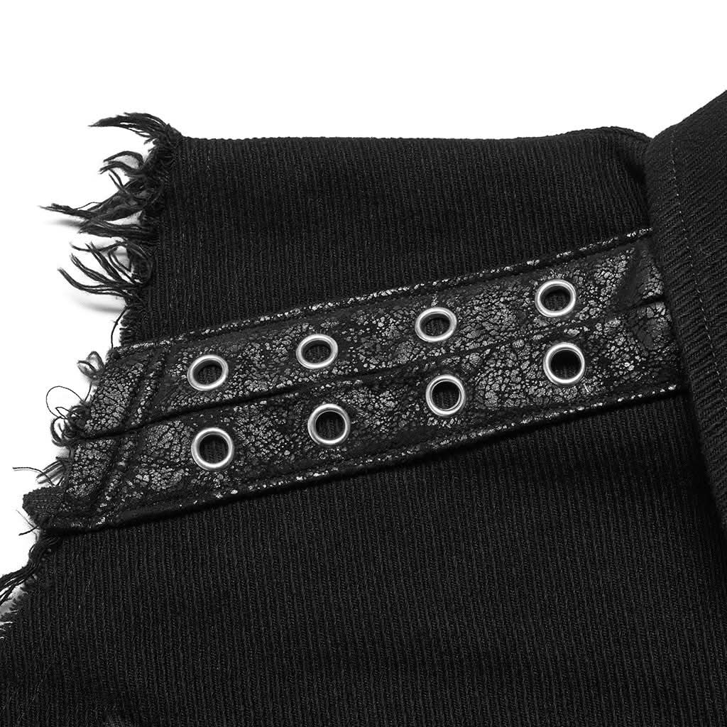 Axel Button-up Sleeveless Shirt - PunkRave