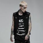 Axel Button-up Sleeveless Shirt - PunkRave