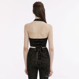 Cthulhu Cropped Halterneck - PunkRave
