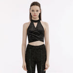 Cthulhu Cropped Halterneck - PunkRave