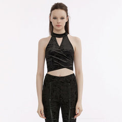 Cthulhu Cropped Halterneck - PunkRave