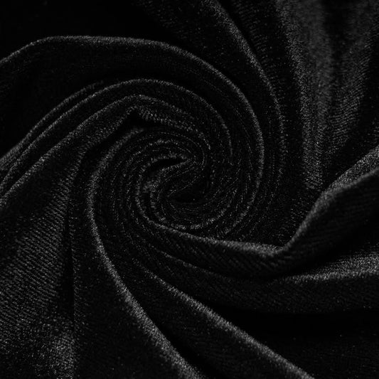 Owl Creek Velvet Dress - Black - PunkRave