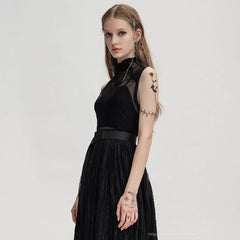 Weaving Maiden Mesh Tank Top - PunkRave